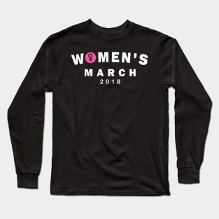 Women's March 2018 - Gender symbol Long Sleeve T-Shirt